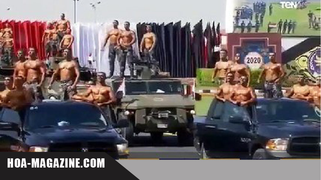 La parade militaire égyptienne aux allures de la fête du slip 