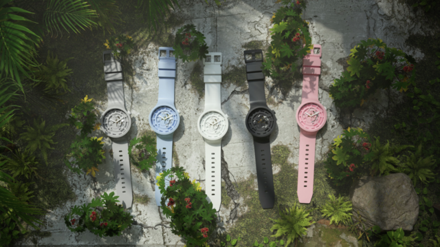 Swatch lance une montre stylée en biocéramique 